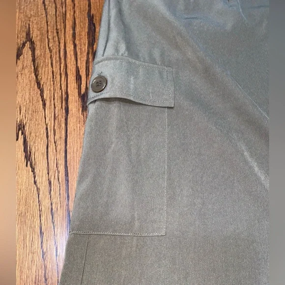 Dokotoo Women’s 12 High Waisted Wide Leg Cargo Pants 4 Pockets Baggy Casual NWT - Picture 10 of 14
